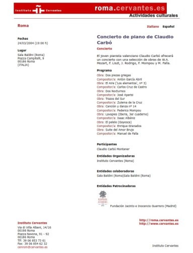 Concierto de piano de Claudio Carbó __Instituto Cervantes de Roma_001