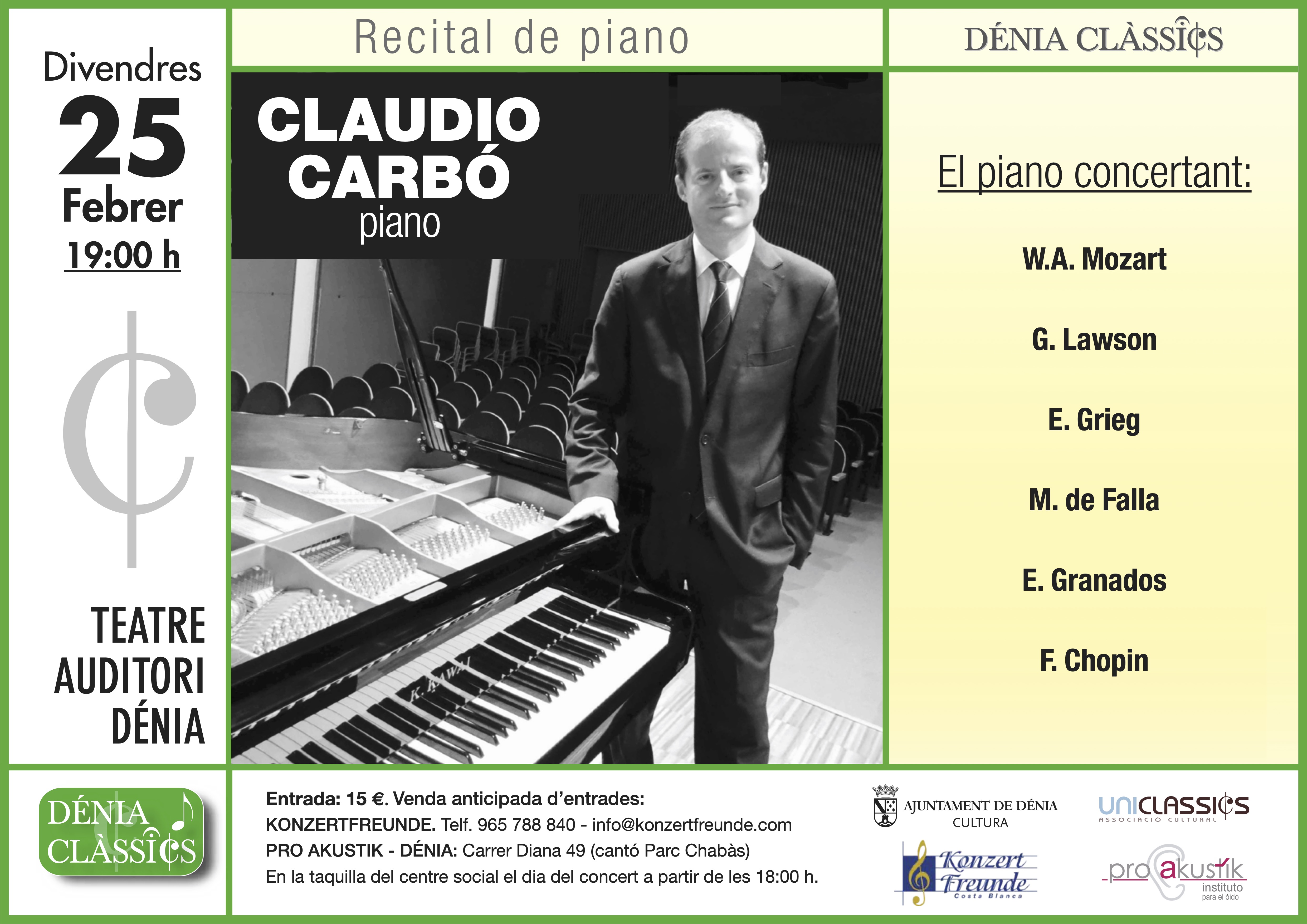 220225_POSTER_Recital de Piano_CLAUDIO CARBO